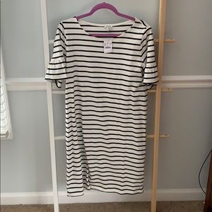 Brand new with tags striped J.Crew dress